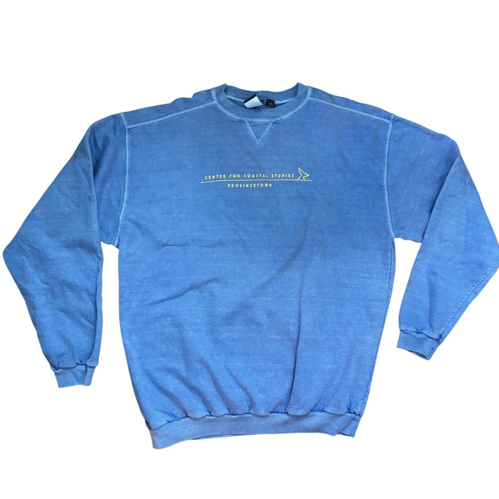 Flash Avanti Vintage Center for Coastal Studies Provincetown Blue Sweatshirt XXL
